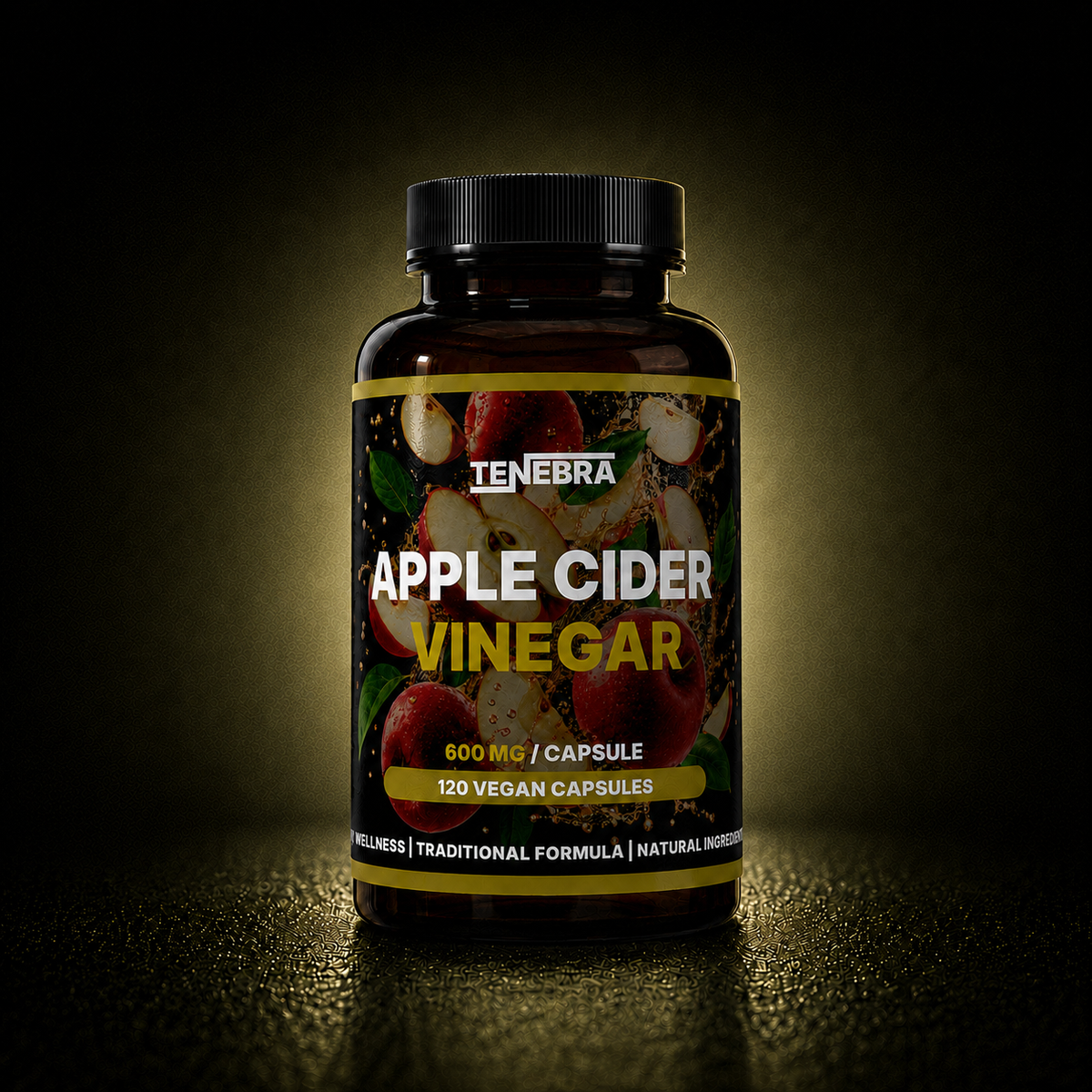Apple Cider Vinegar Extract - 120 vegan capsules