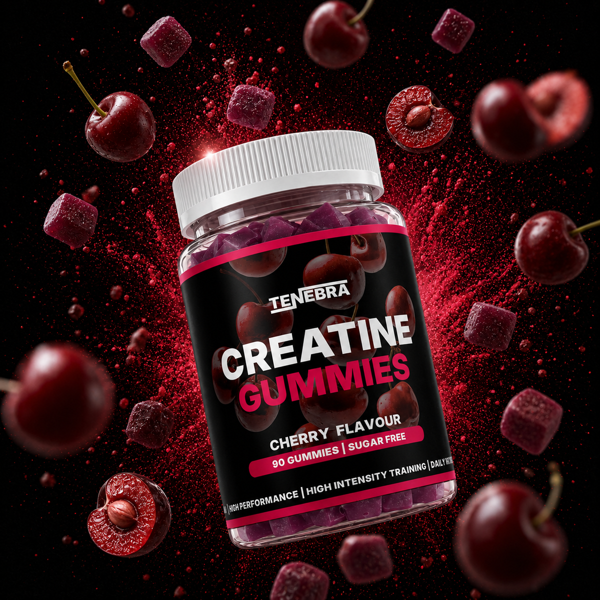 Creatine Gummies Cherry - 90 pcs.