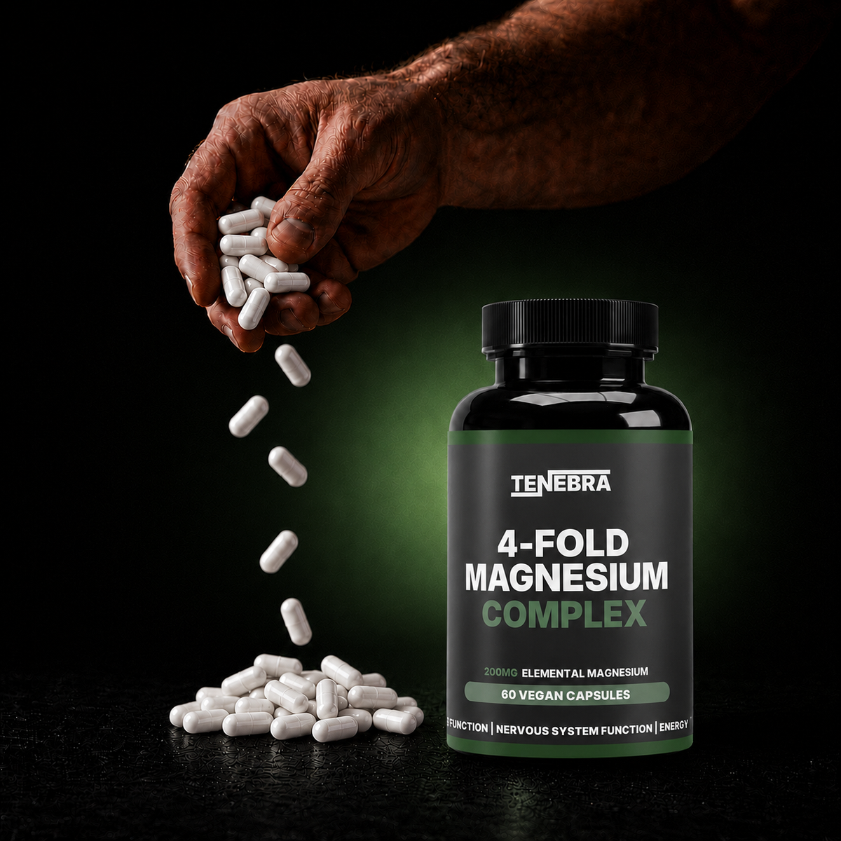 Magnesium 4-fold complex - 60 vegan tablets