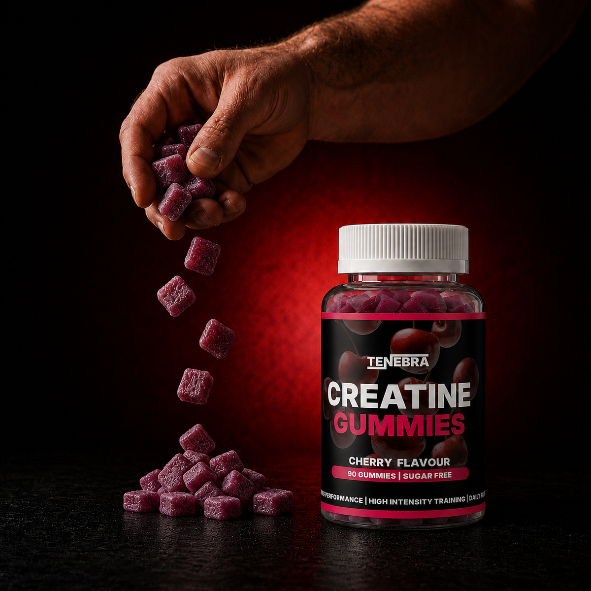 Creatine Gummies Cherry - 90 pcs.