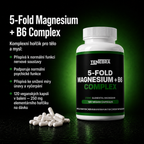 Magnesium 5x Complex + B6 - 120 vegan capsules