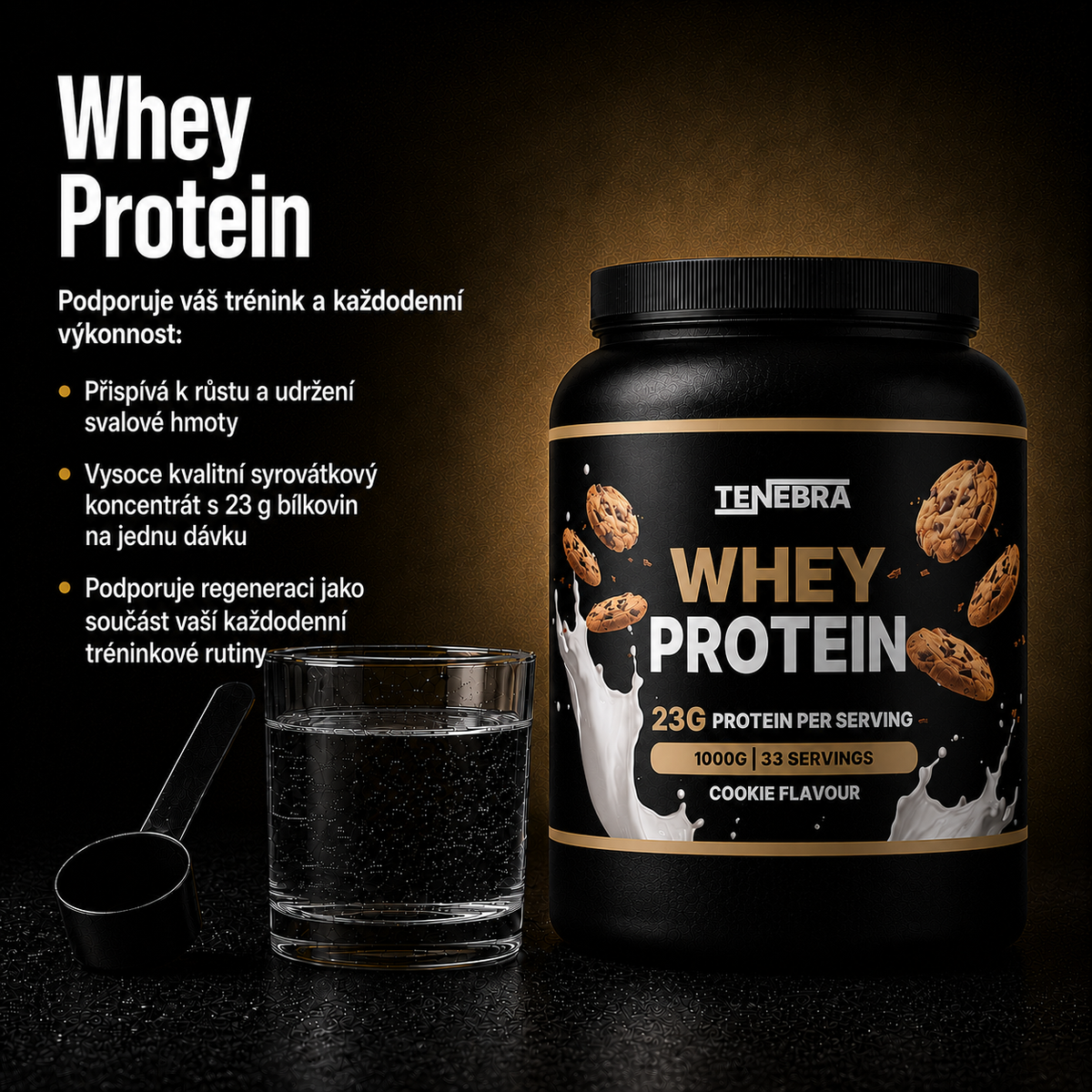 Whey Protein Cookies - 1,000g