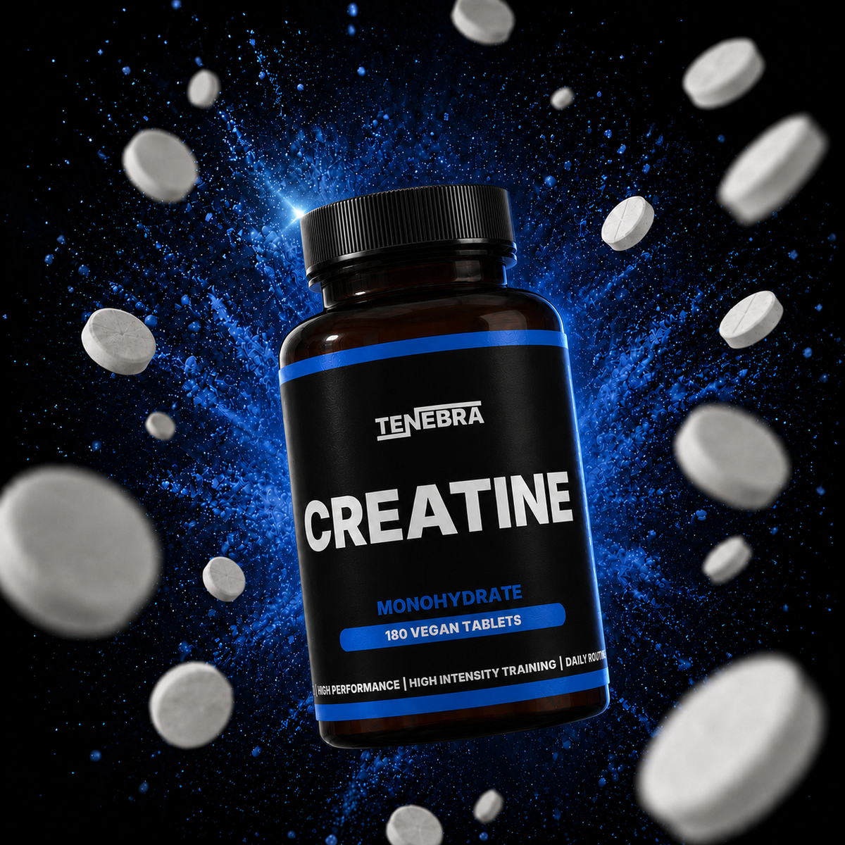 Creatine Monohydrate - 180 vegan tablets