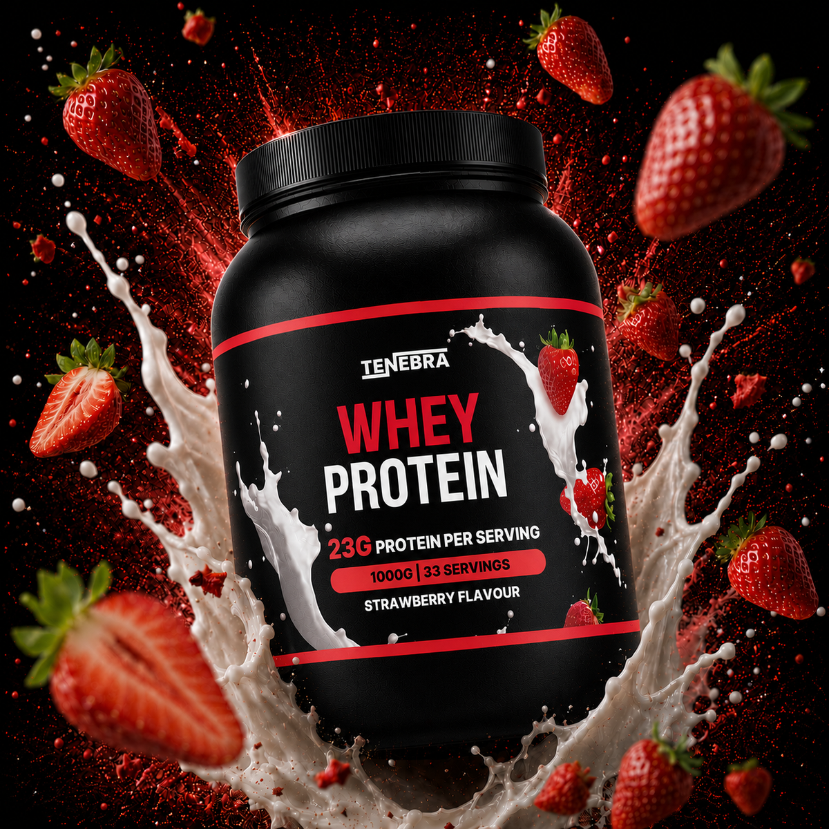 Whey Protein Strawberry - 1,000g