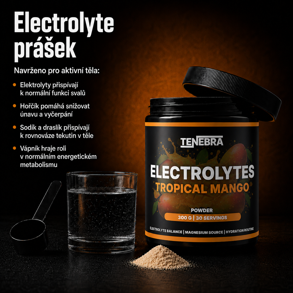 Electrolyte Powder Tropical Mango - 300g